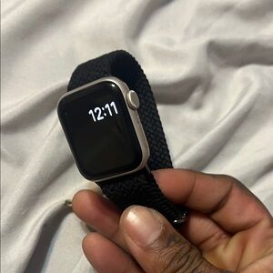 Apple Watch SE with Black Band